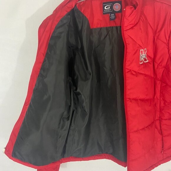 G-III Carl Banks Girls Women's Nebraska Huskers Insulated Jacket Youth Sz M NWT - Picture 10 of 11